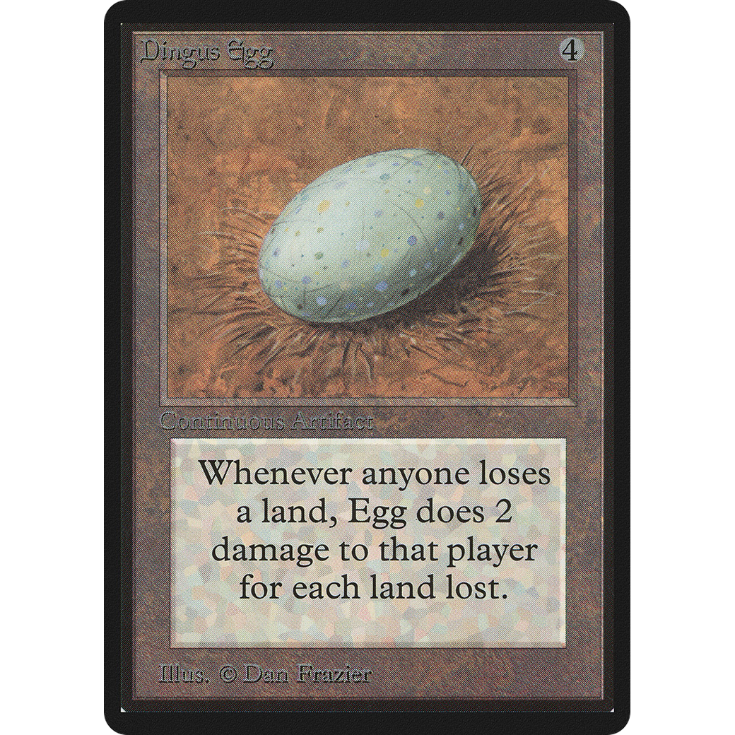 MTG Singles - Dingus Egg - Beta - NM