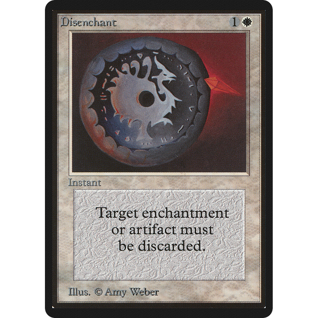MTG Singles - Disenchant - Beta - NM