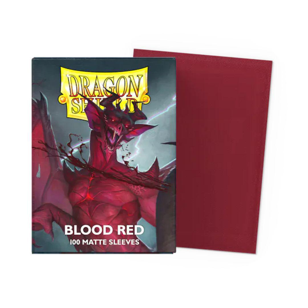 Gaming Supplies - Dragon Shield Matte Sleeves - Blood Red