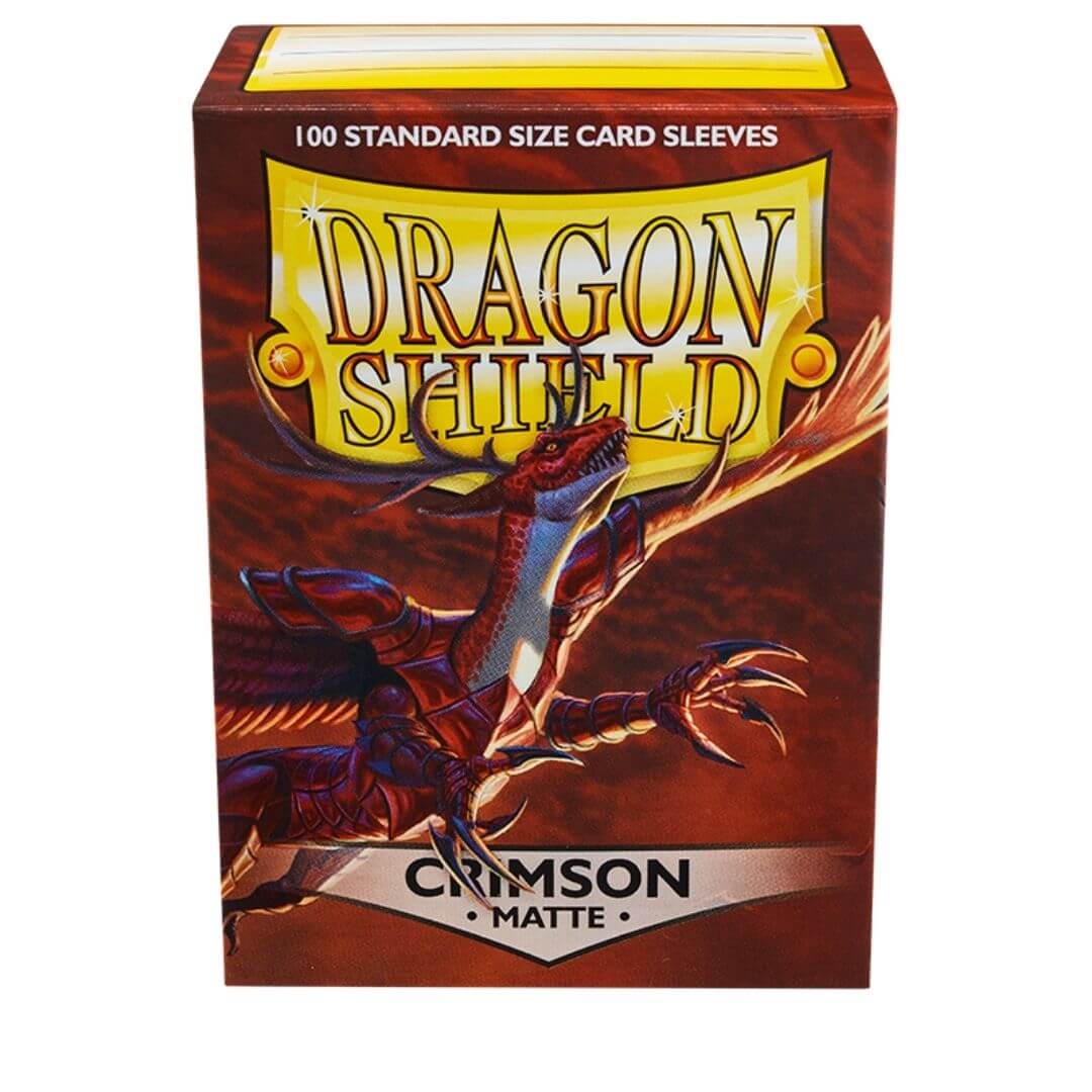 Gaming Supplies - Dragon Shield Matte Sleeves - Crimson