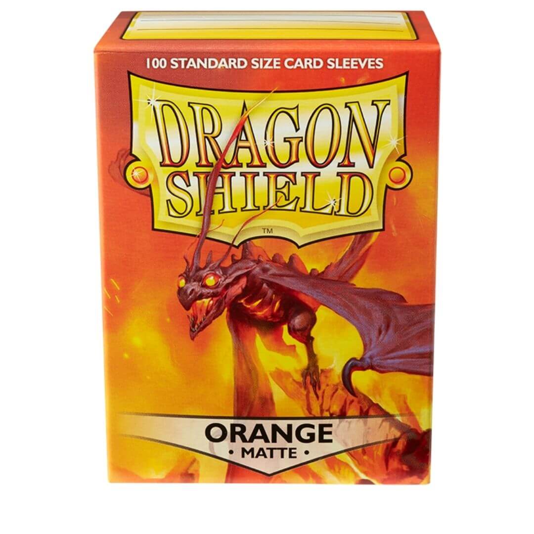 Gaming Supplies - Dragon Shield Matte Sleeves - Orange