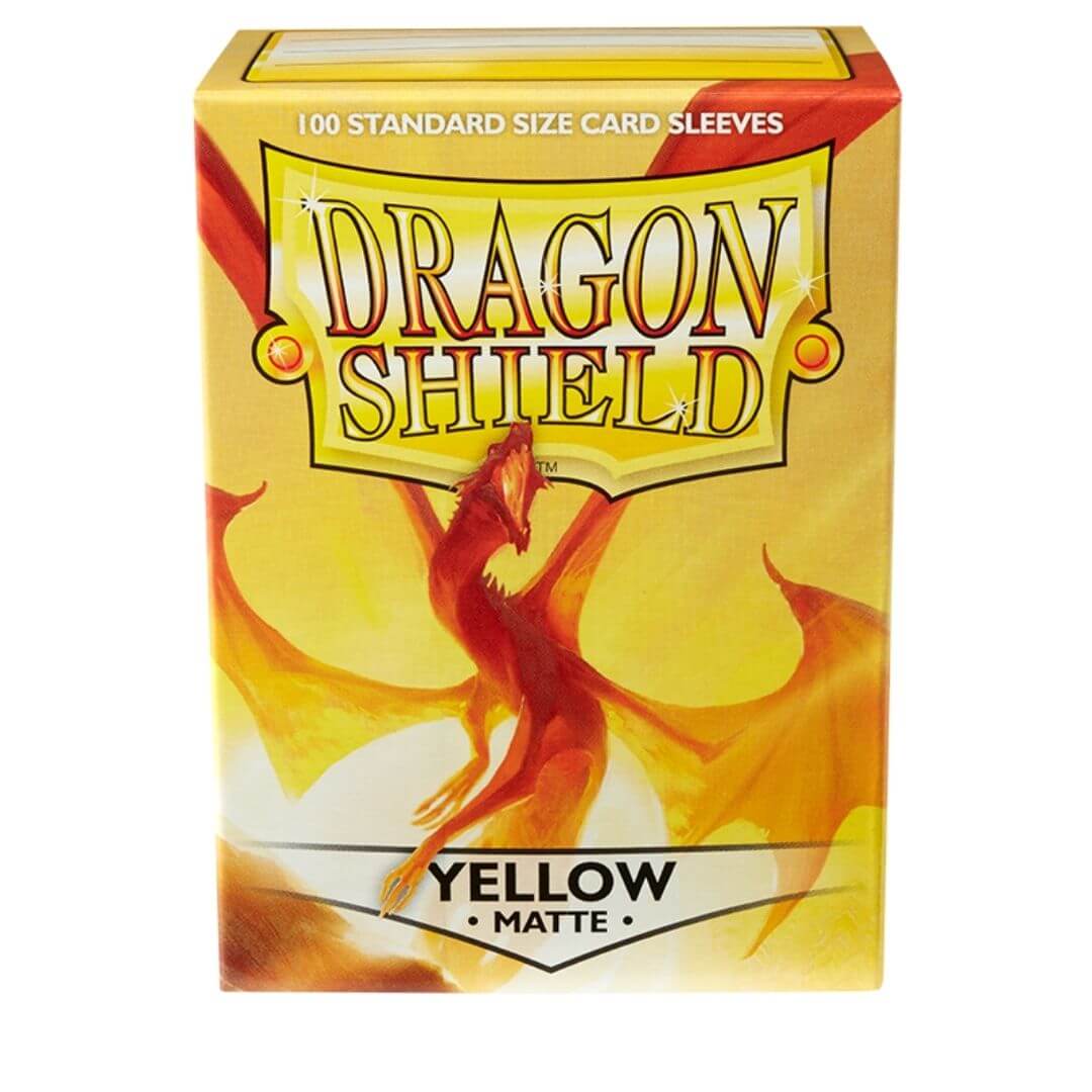 Gaming Supplies - Dragon Shield Matte Sleeves - Yellow