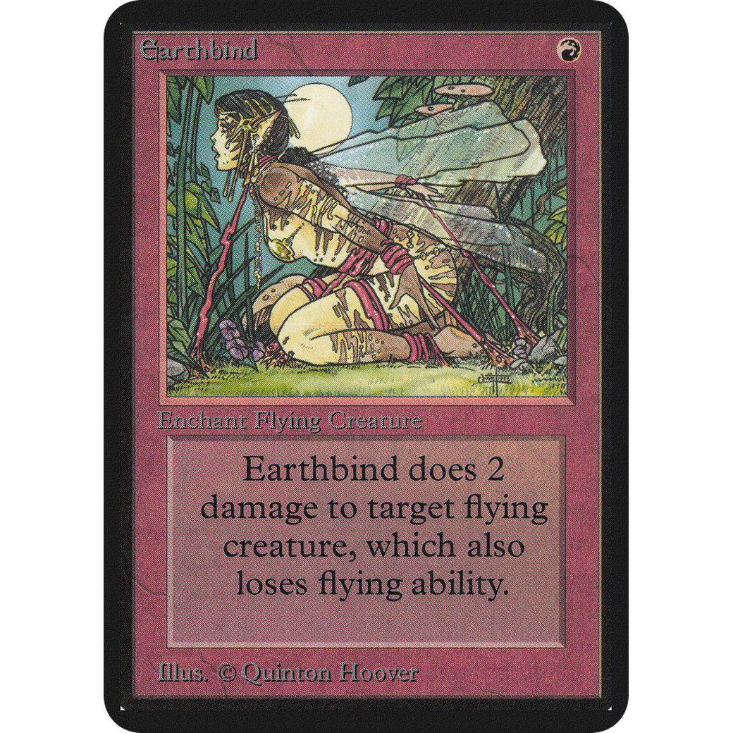 MTG Singles - Earthbind - Alpha - NM