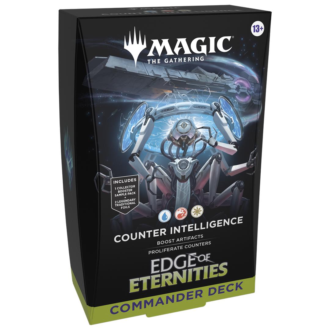 Magic the Gathering Edge of Eternities Commander Deck Counter Intelligence English