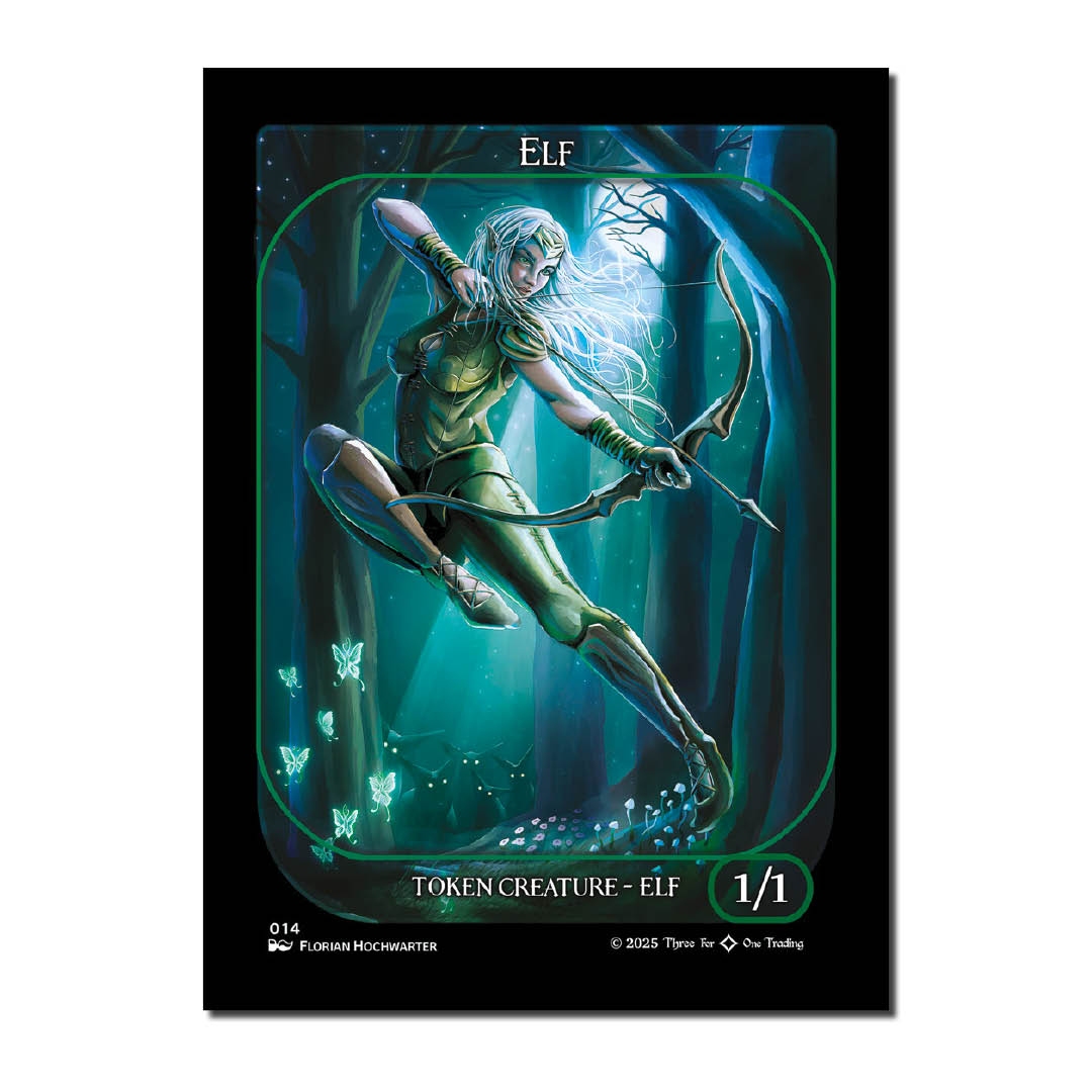 MTG Singles - 341 Token - Various Artworks - Elf (Pack of 3 Token Cards)