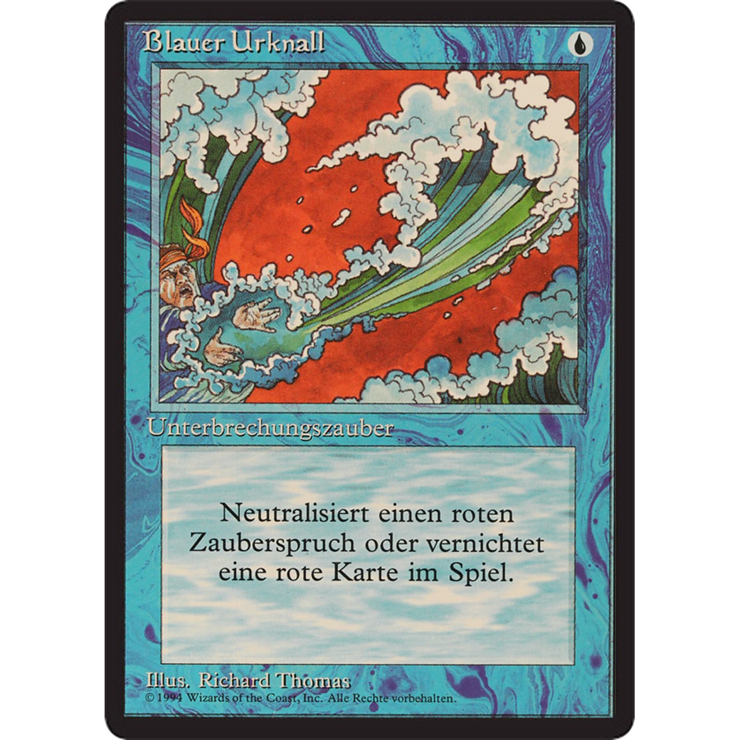 MTG Singles - Blue Elemental Blast - Foreign Black Bordered - German - Regular