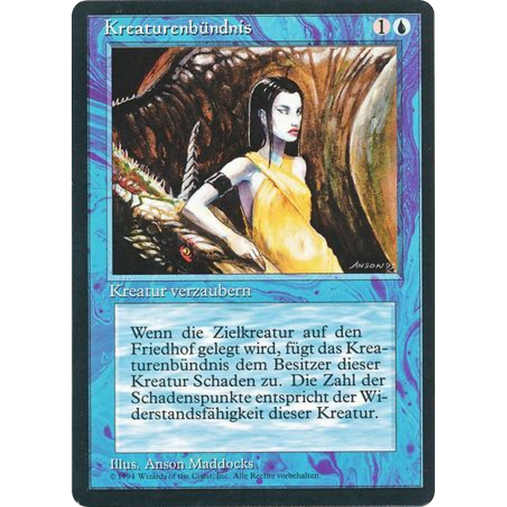 MTG Singles - Creature Bond - Foreign Black Bordered - German - Regular