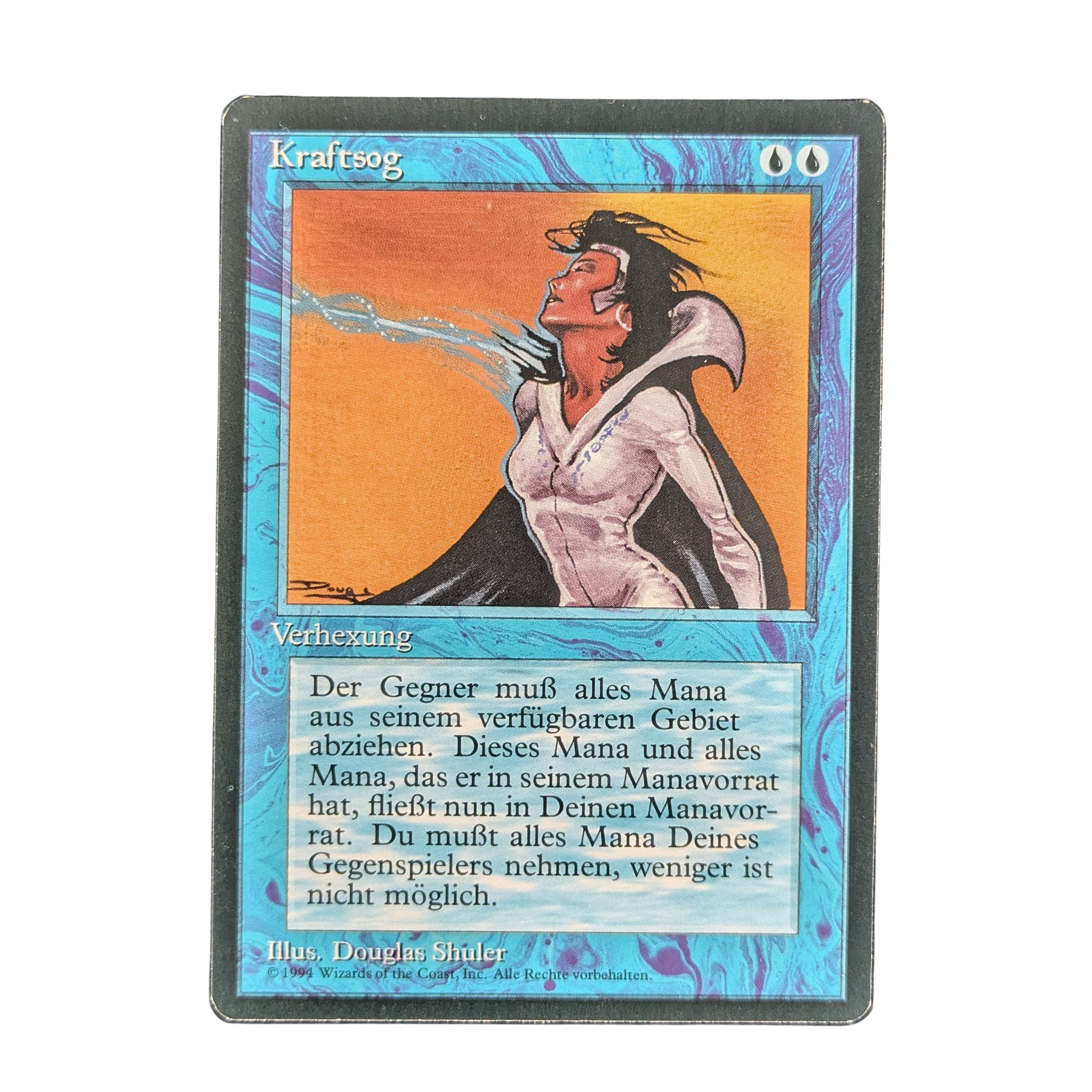 MTG Singles - Drain Power - Foreign Black Bordered - German -