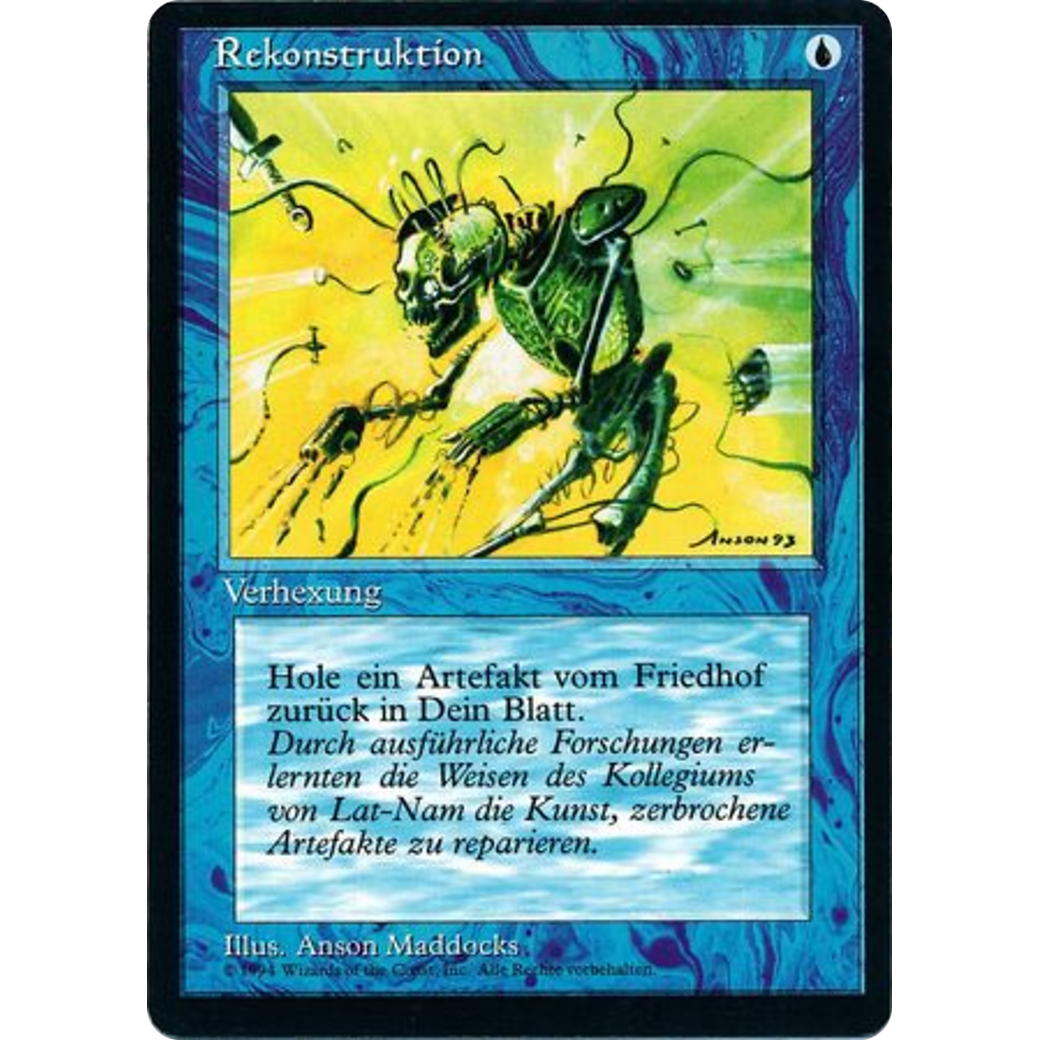 MTG Singles - Reconstruction - Foreign Black Bordered - German - Regular