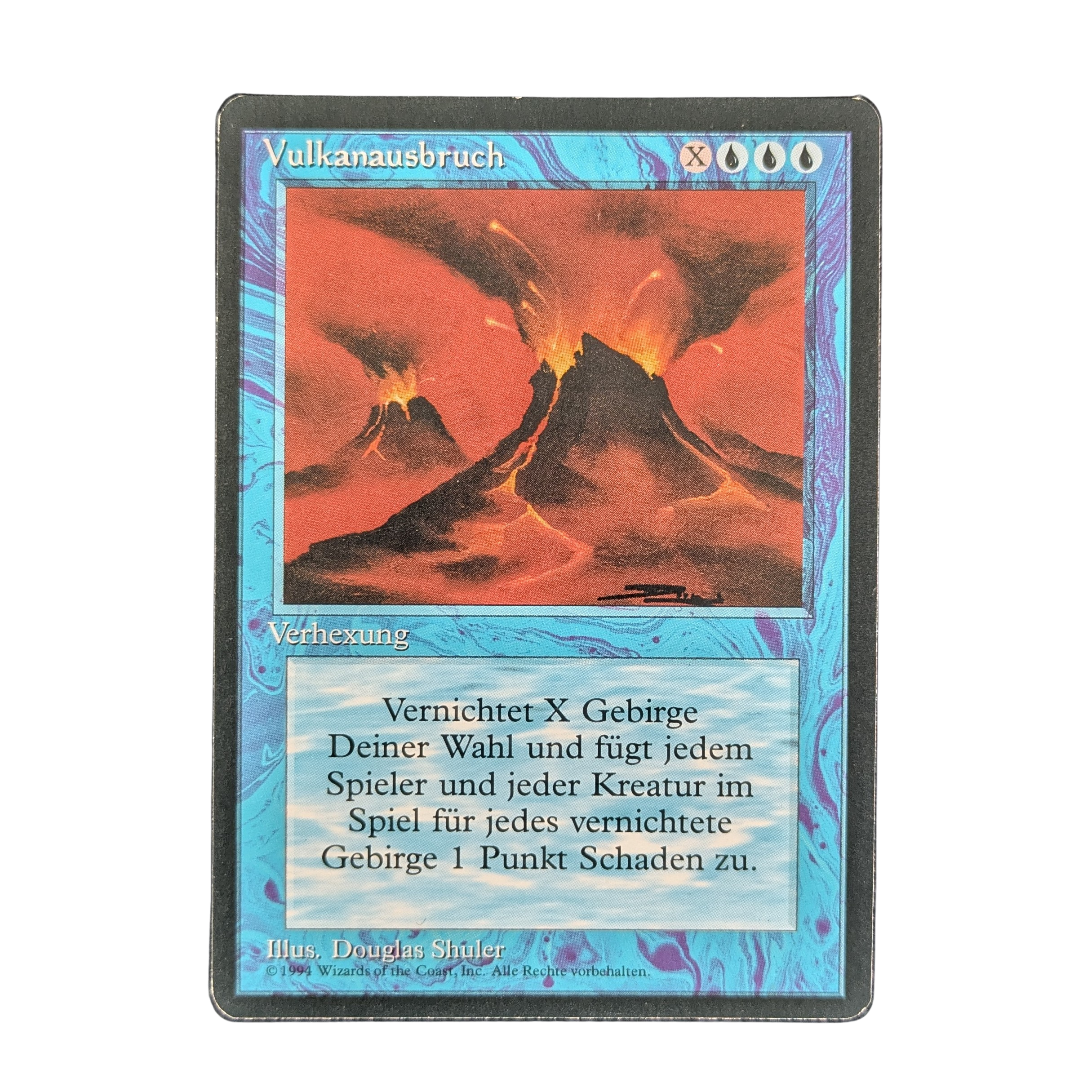MTG Singles - Volcanic Eruption - Foreign Black Bordered - German -