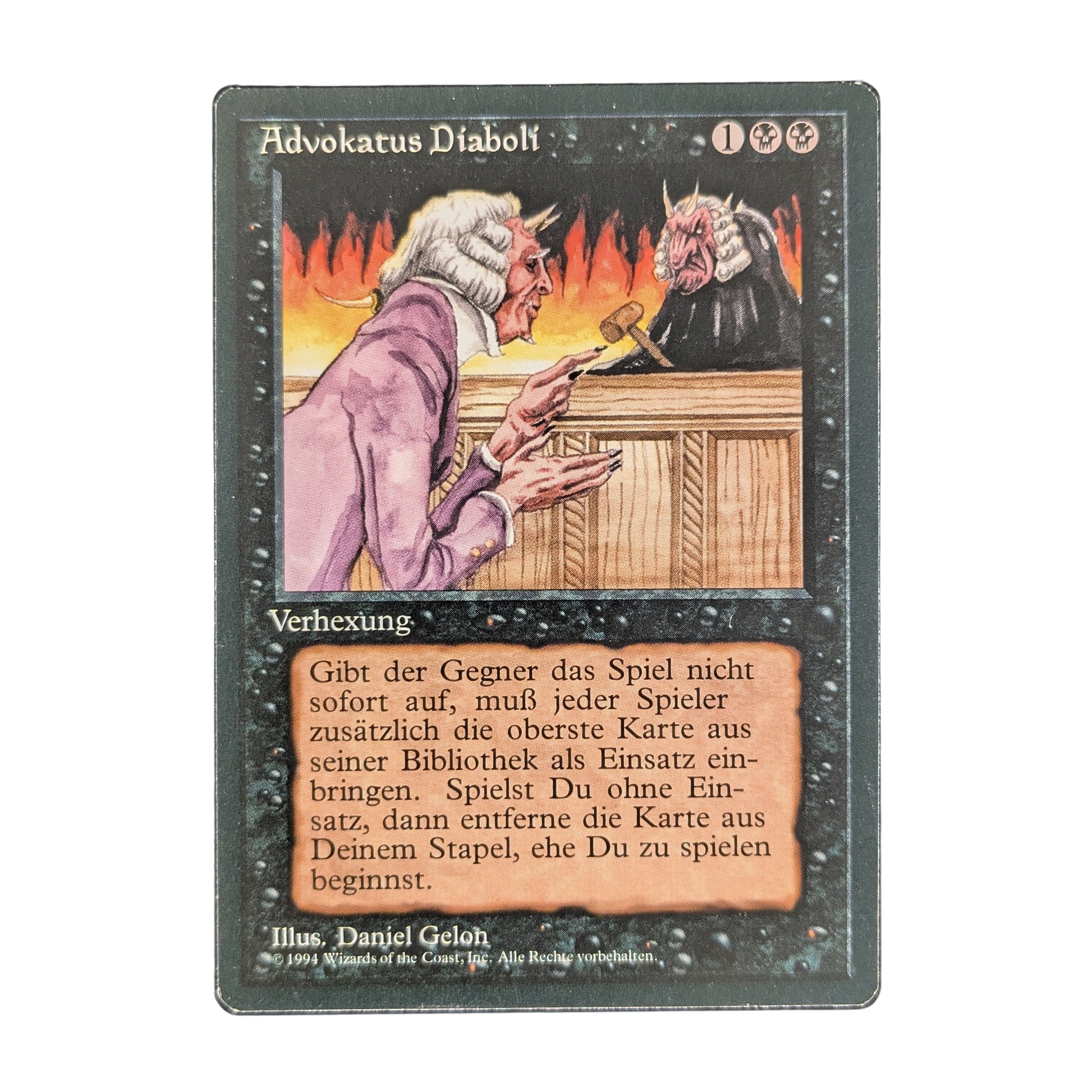 MTG Singles - Demonic Attorney - Foreign Black Bordered - German -