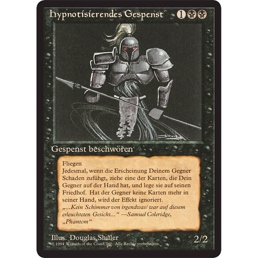 MTG Singles - Hypnotic Specter - Foreign Black Bordered - German - Regular