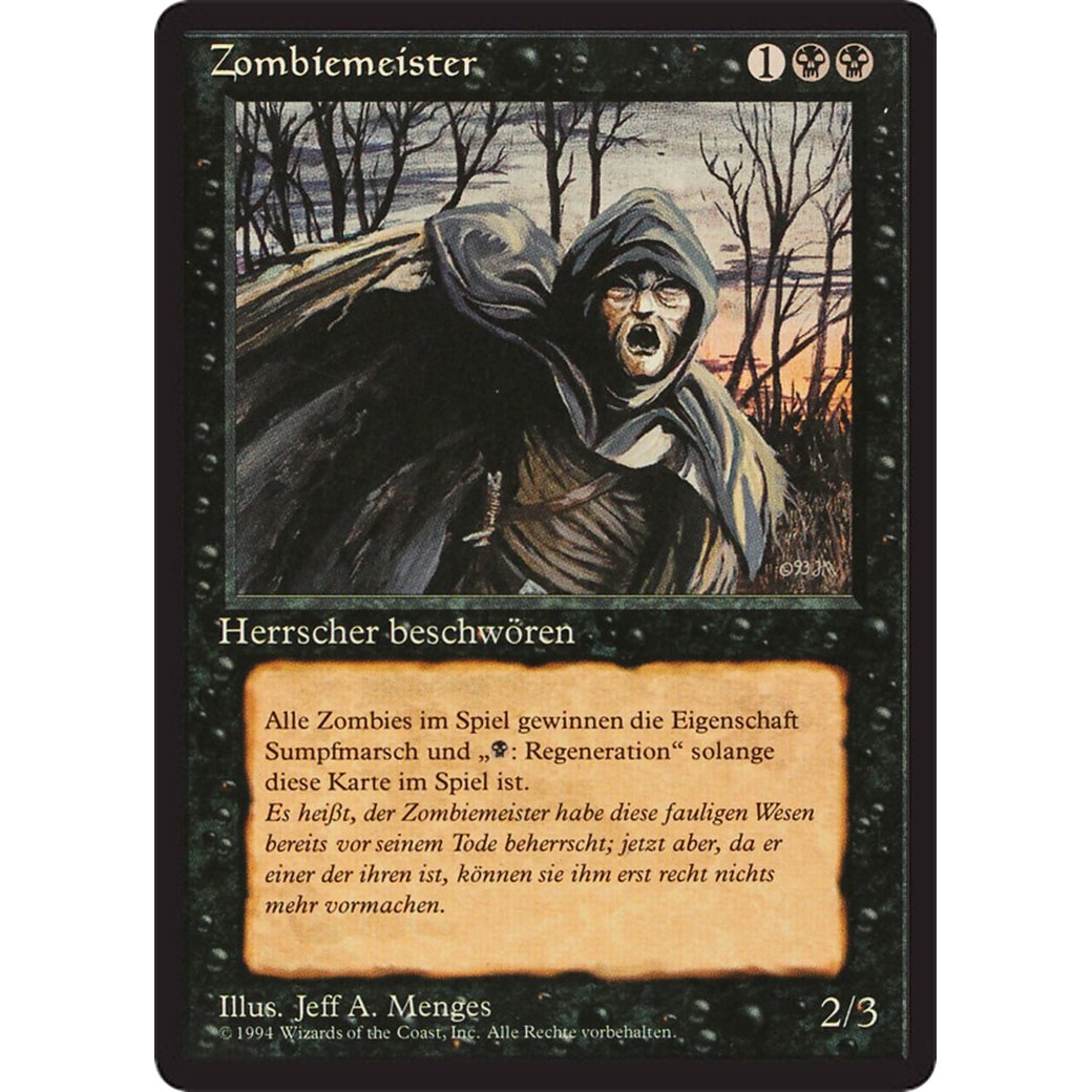 MTG Singles - Zombie Master - Foreign Black Bordered - German - Regular
