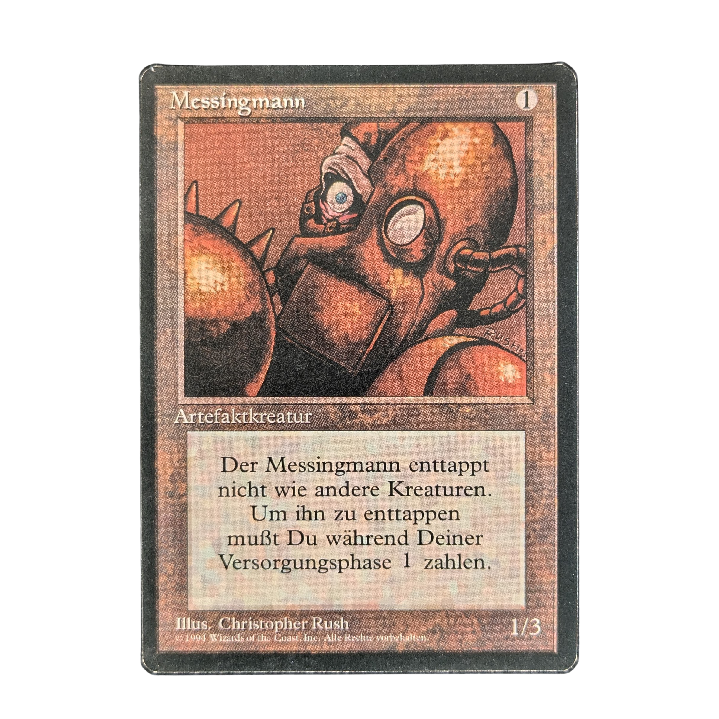 MTG Singles - Brass Man - Foreign Black Bordered - German -