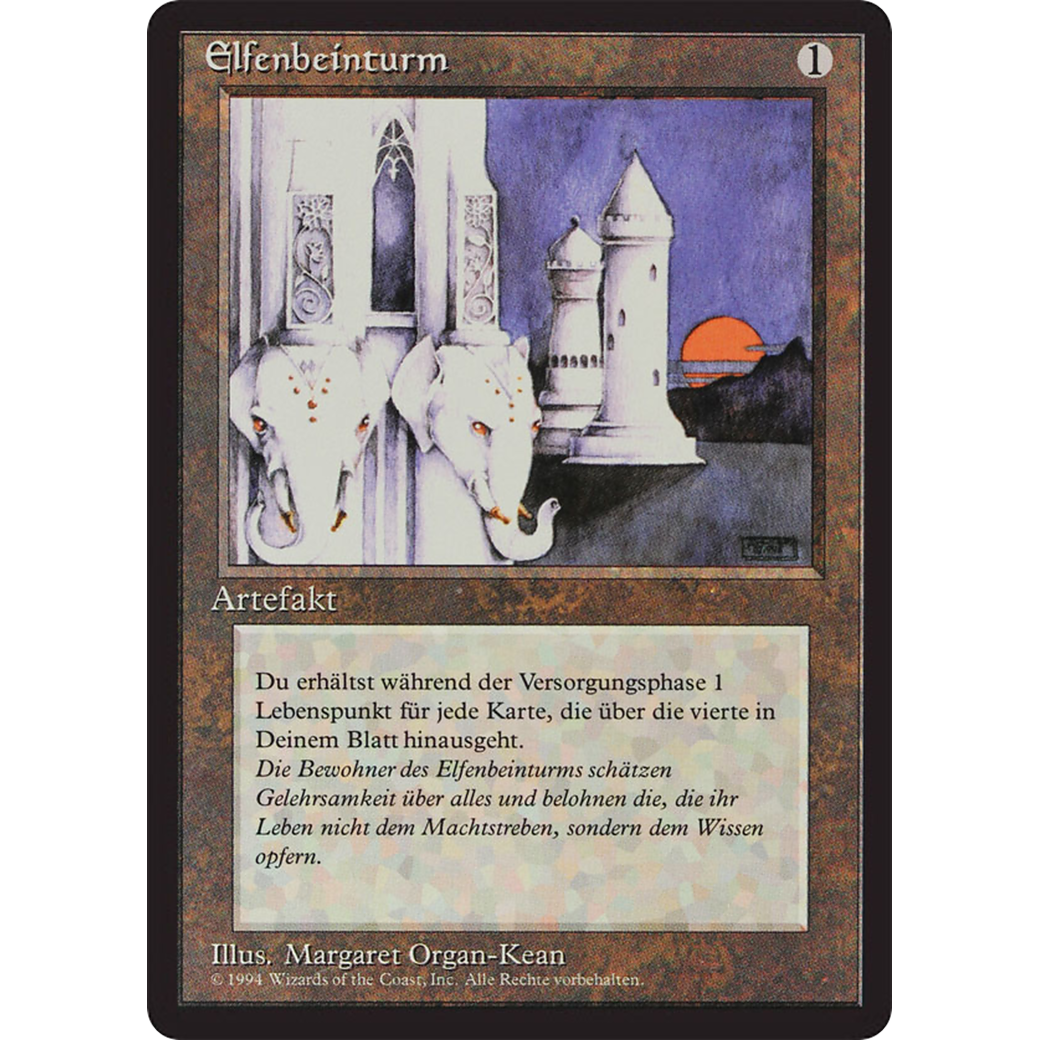 MTG Singles - Ivory Tower - Foreign Black Bordered - German - Regular