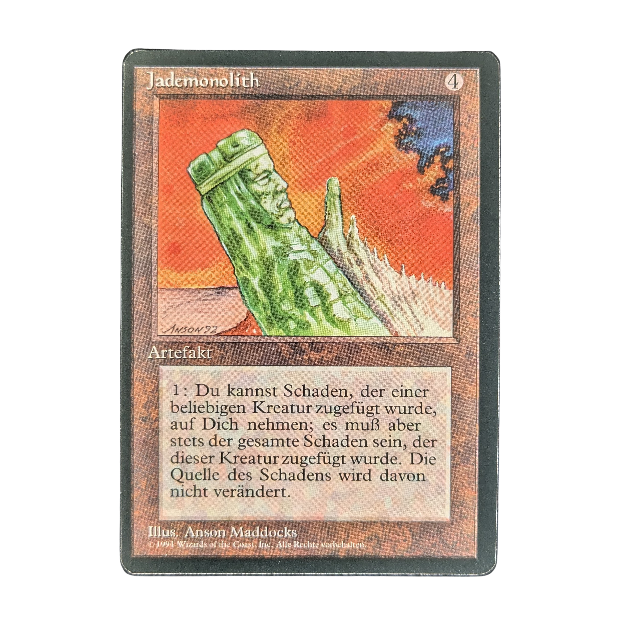 MTG Singles - Jade Monolith - Foreign Black Bordered - German -