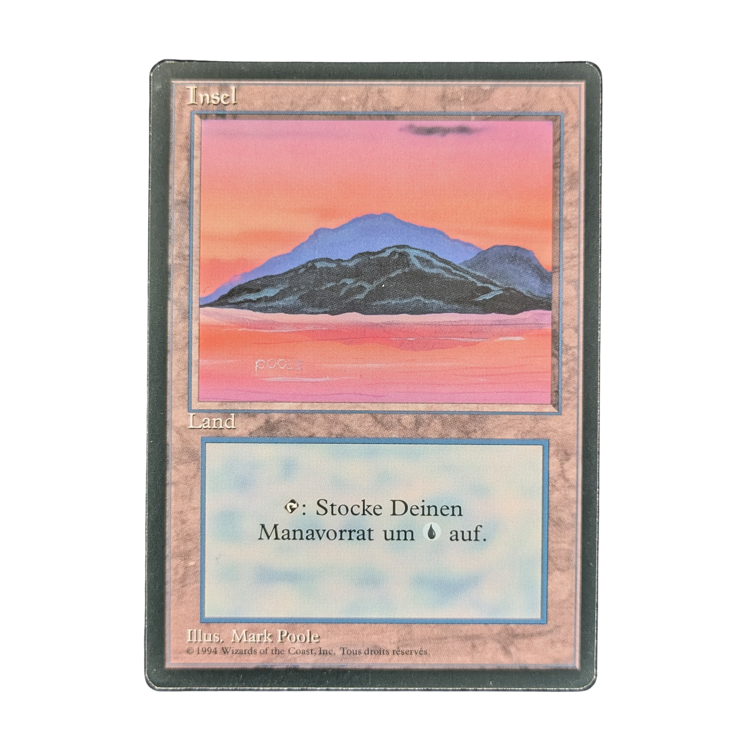 MTG Singles - Island (V.1) - Foreign Black Bordered - German -