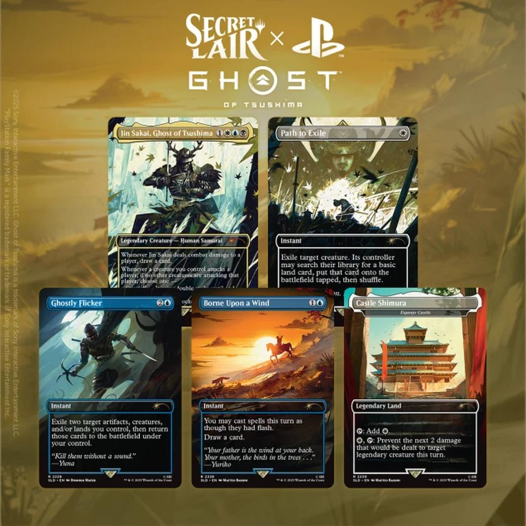 MTG Sealed Product - Secret Lair x Playstation Superdrop Secret Lair Ghost of Tsushima - English