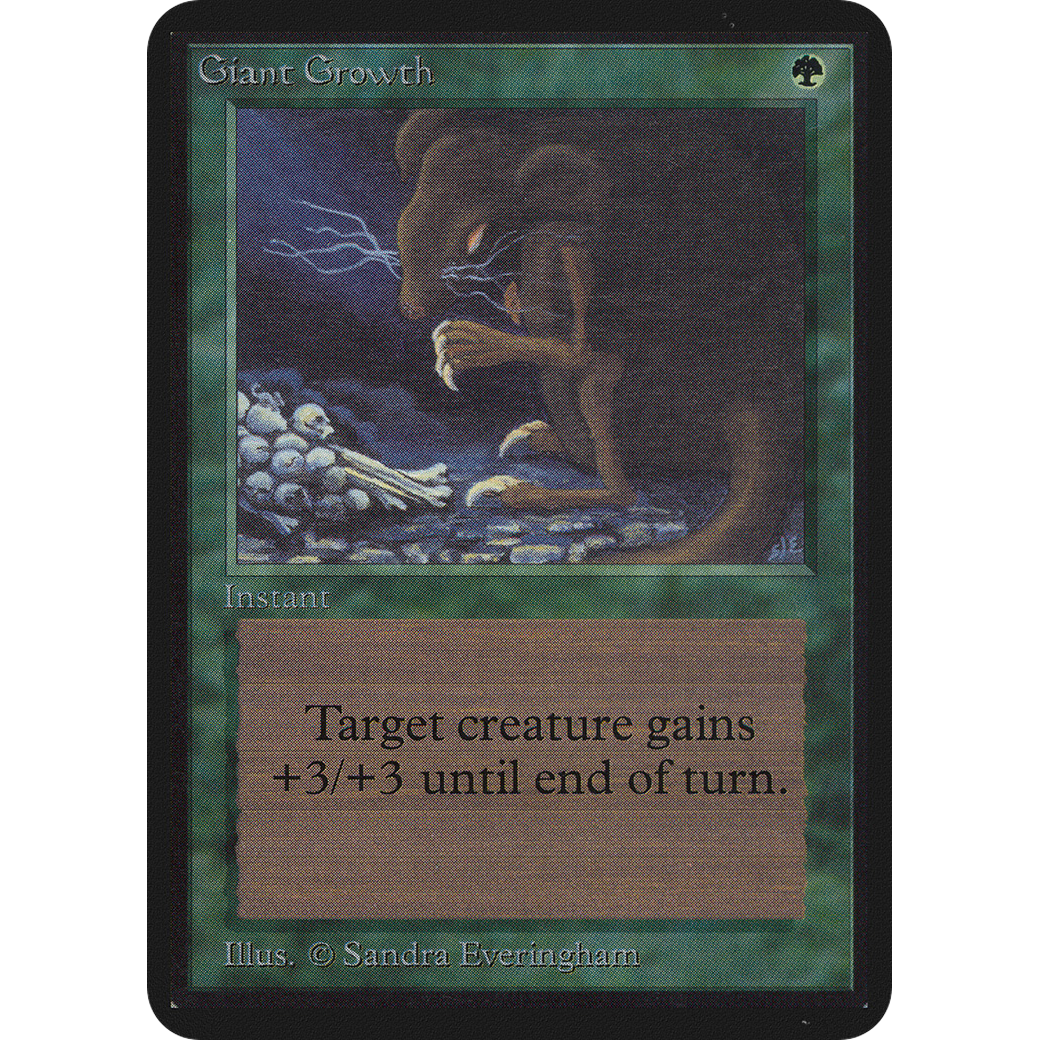 MTG Singles - Giant Growth - Alpha - NM
