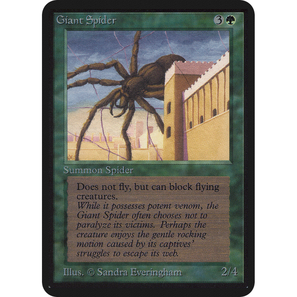 MTG Singles - Giant Spider - Alpha - NM