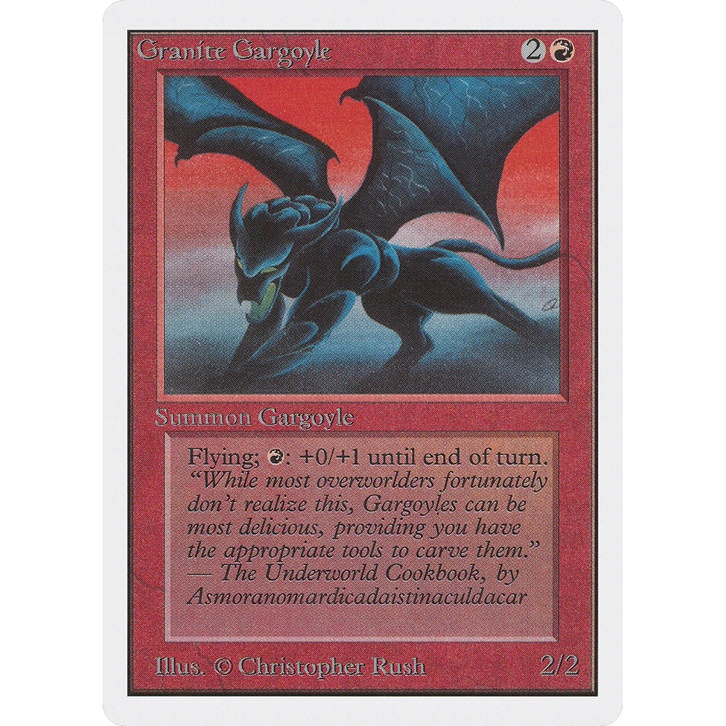 MTG Singles - Granite Gargoyle - Unlimited - NM