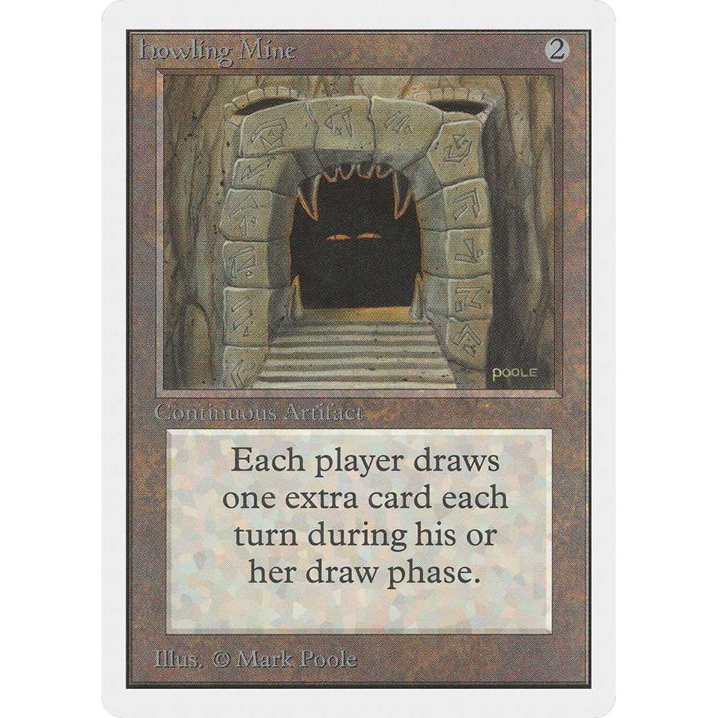 MTG Singles - Howling Mine - Unlimited - NM