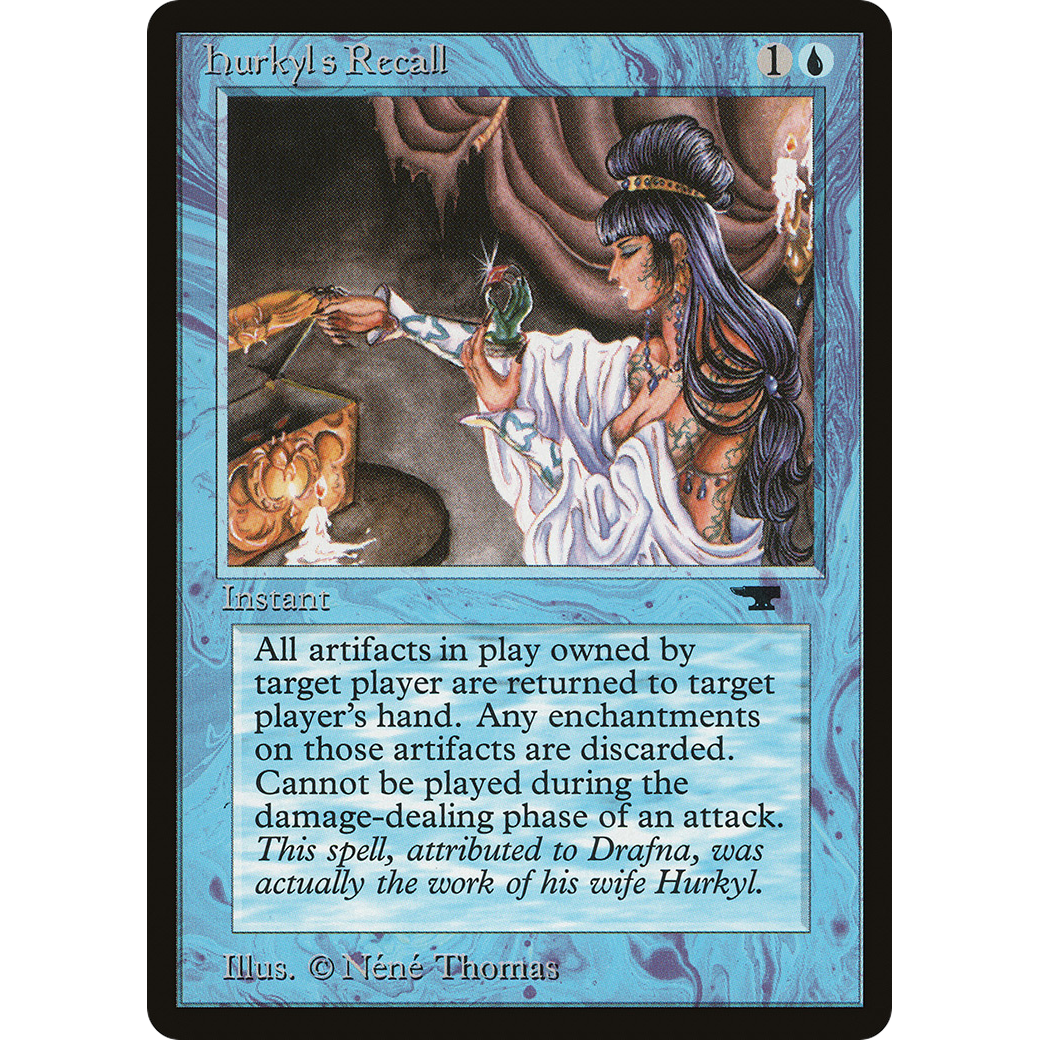 MTG Singles - Hurkyl's Recall - Antiquities - NM