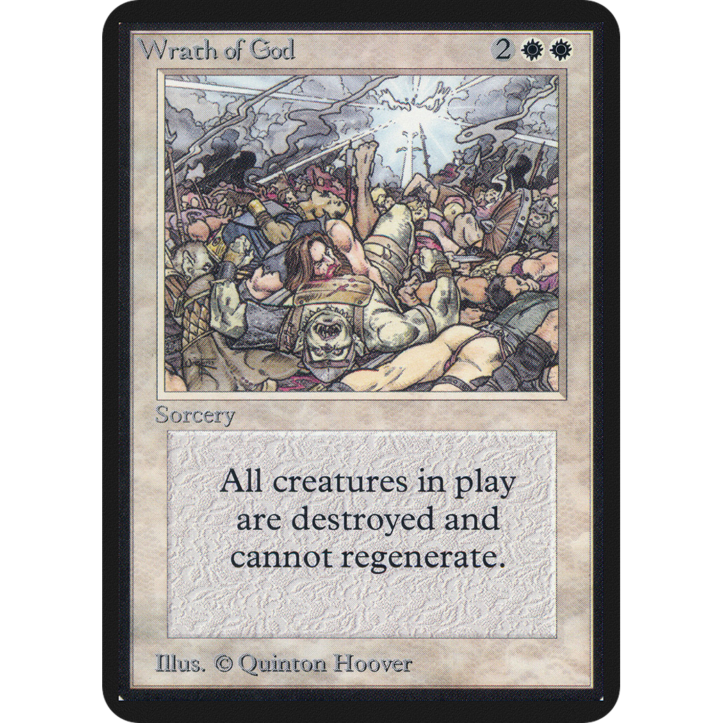 MTG Singles - Wrath of God - Alpha -