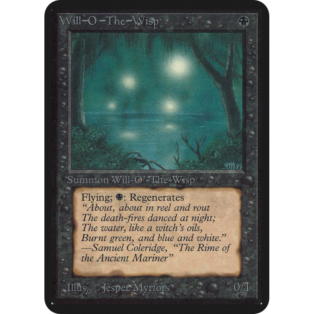 MTG Singles - Will-o-the-Wisp - Alpha -