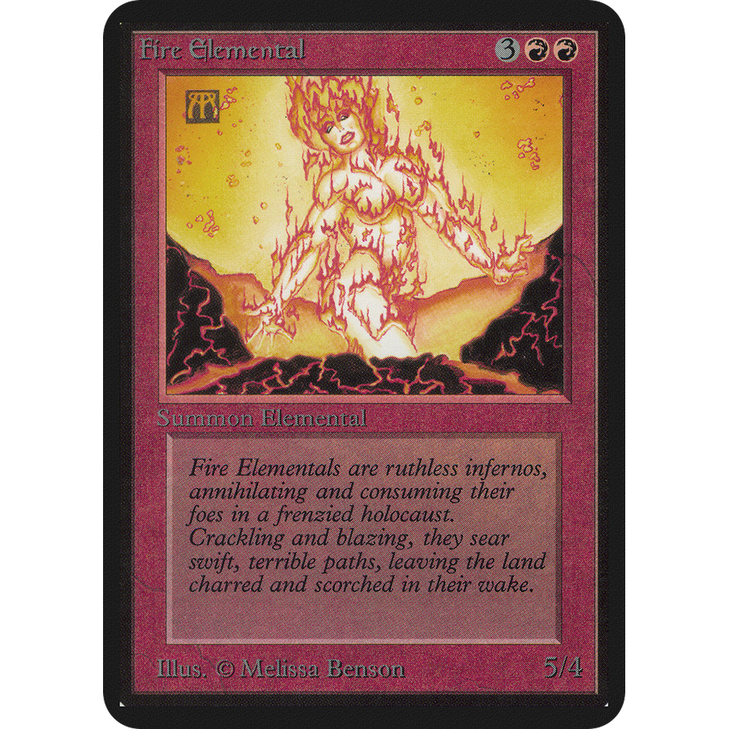 MTG Singles - Fire Elemental - Alpha - Regular