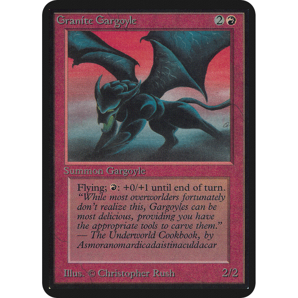 MTG Singles - Granite Gargoyle - Alpha -