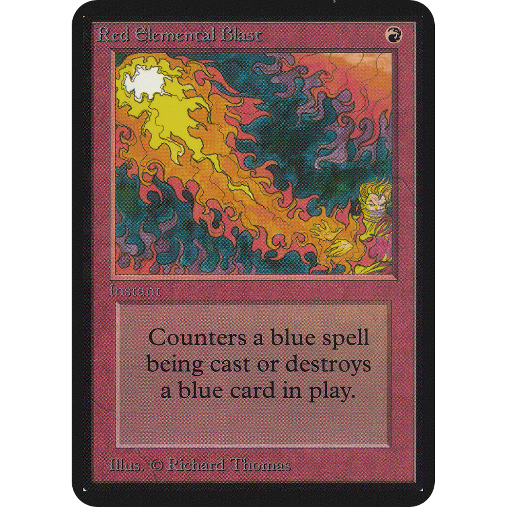 MTG Singles - Red Elemental Blast - Alpha - Regular