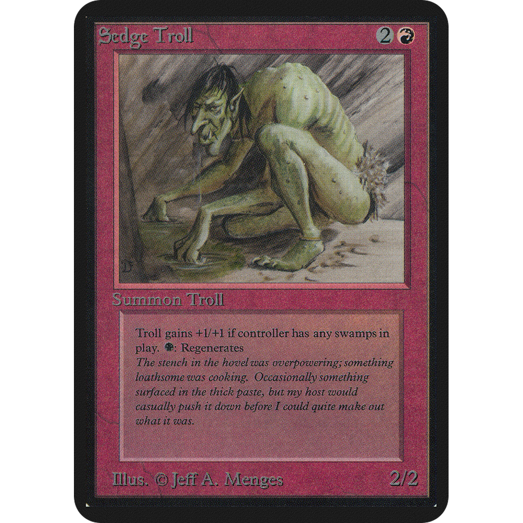 MTG Singles - Sedge Troll - Alpha -