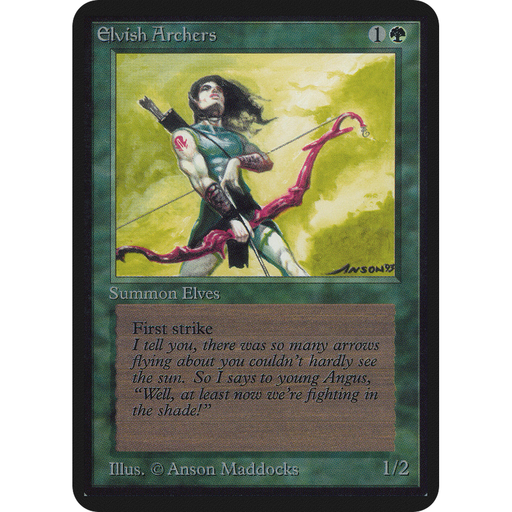 MTG Singles - Elvish Archers - Alpha -