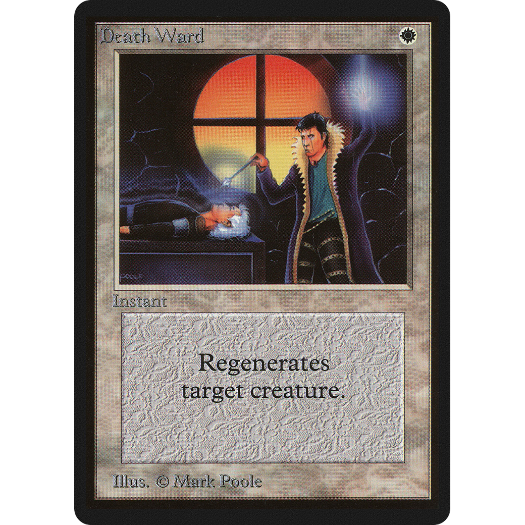 MTG Singles - Death Ward - Beta - Regular