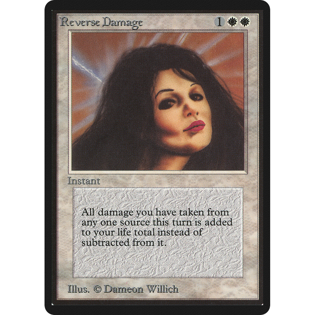 MTG Singles - Reverse Damage - Beta - Regular