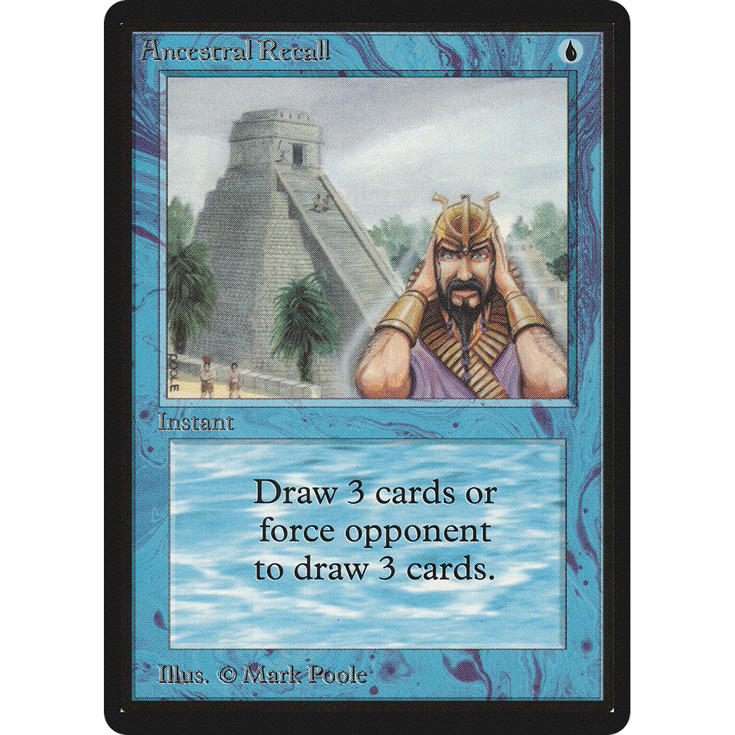 MTG Singles - Ancestral Recall - Beta -