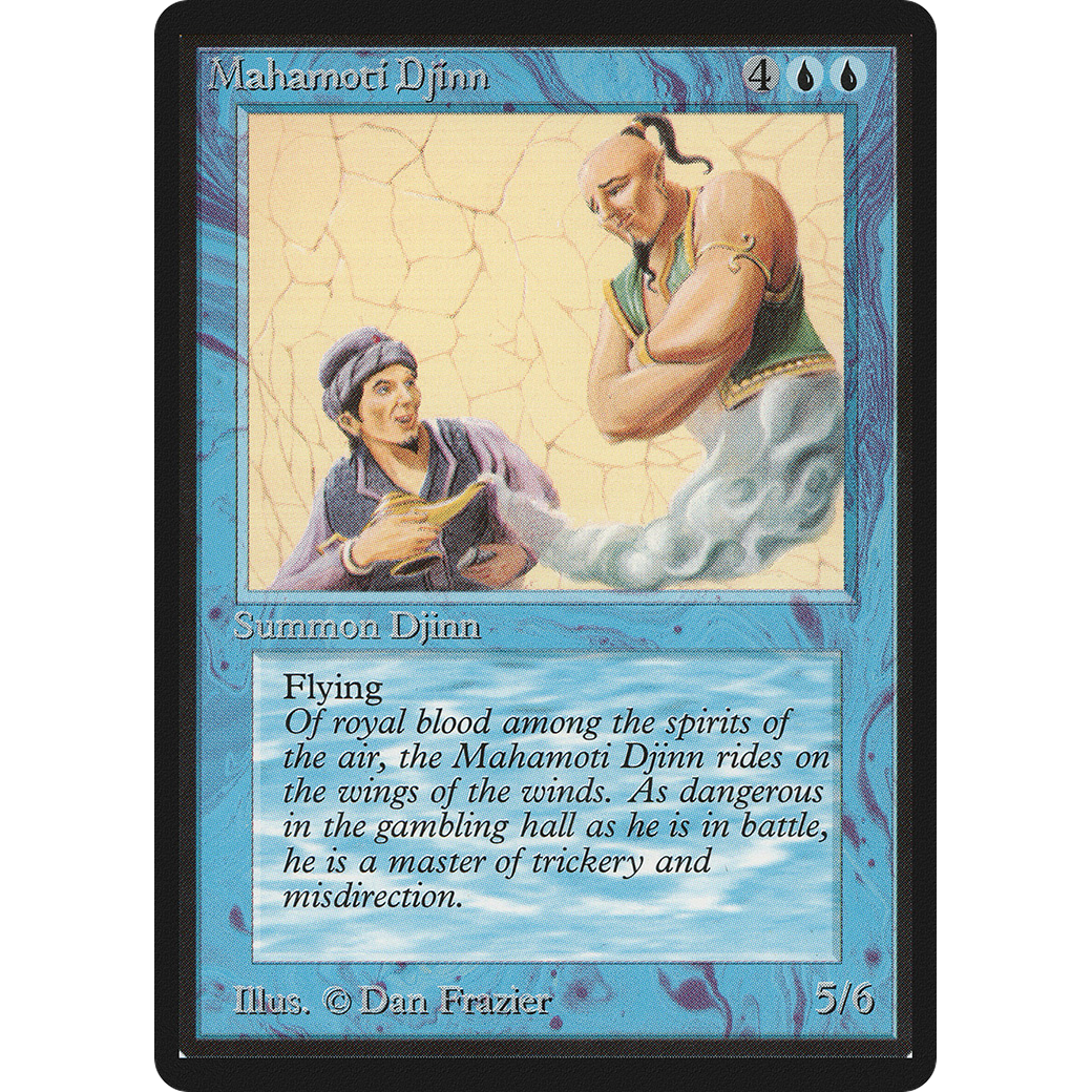 MTG Singles - Mahamoti Djinn - Beta -