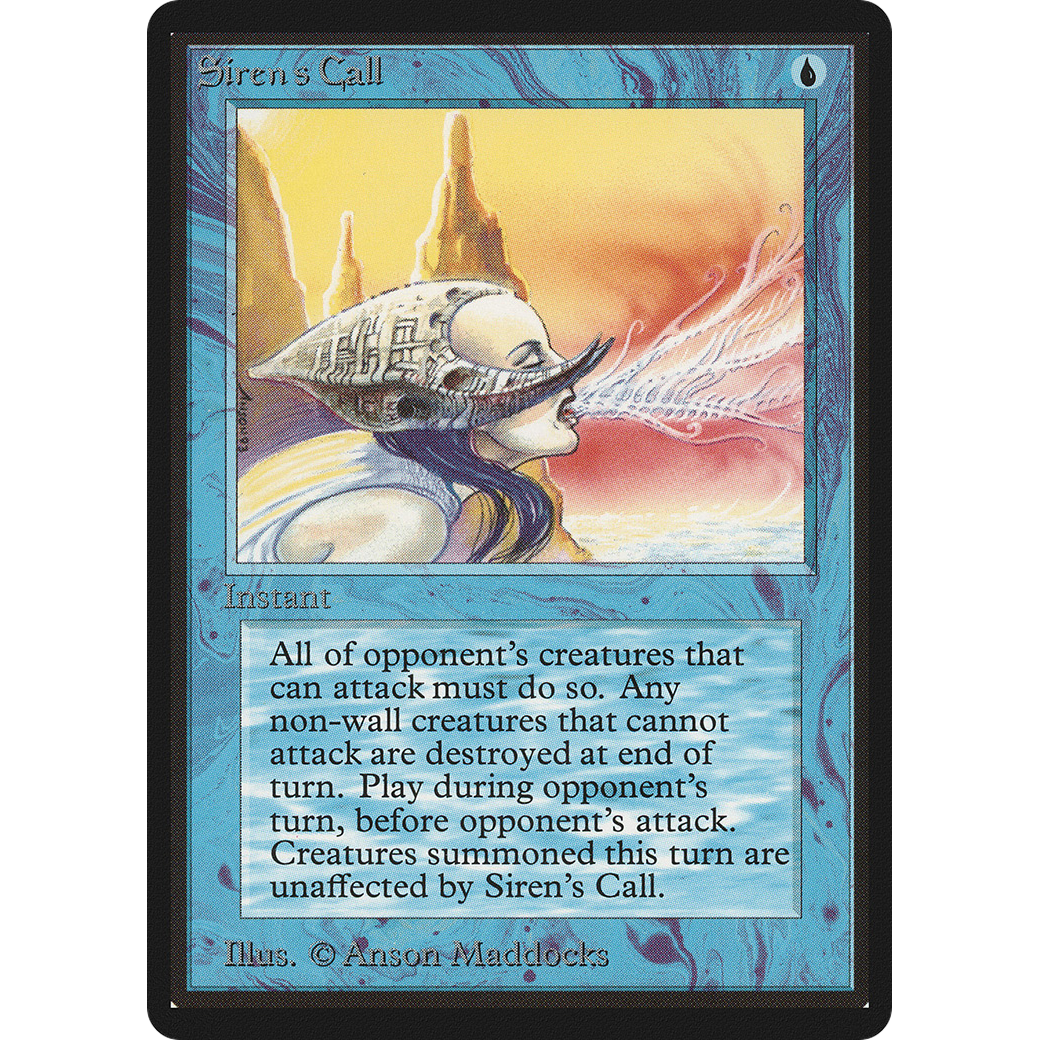 MTG Singles - Siren's Call - Beta - Regular