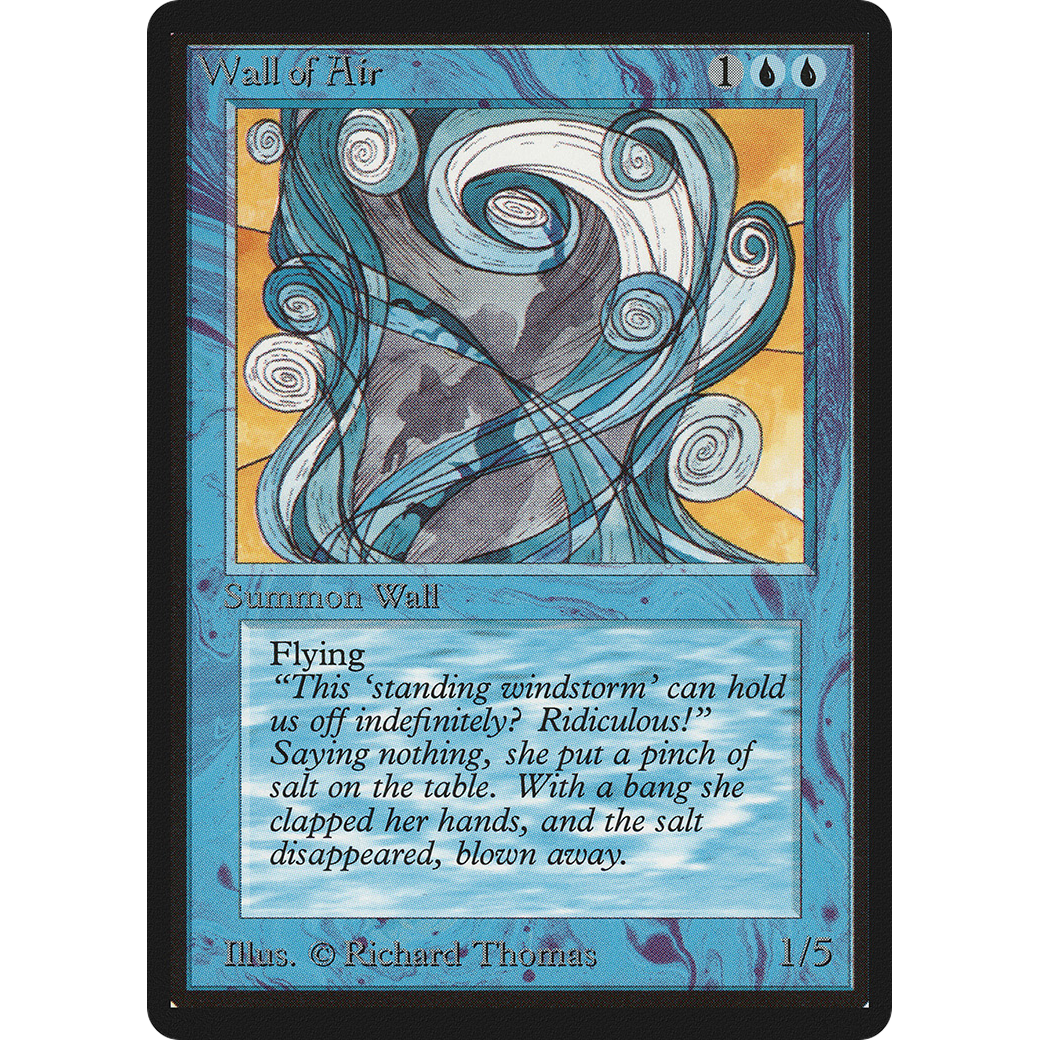 MTG Singles - Wall of Air - Beta - Regular