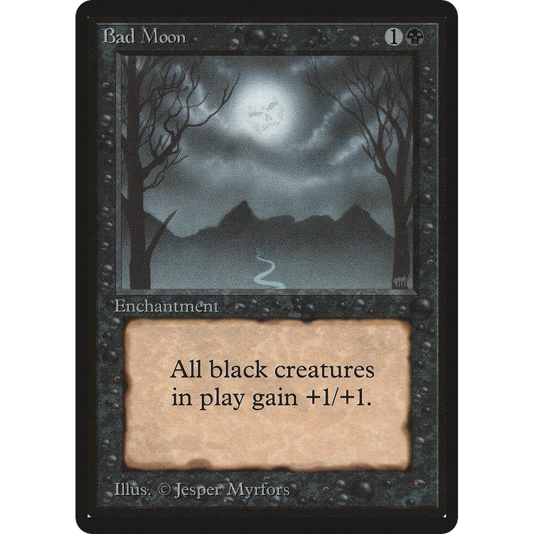 MTG Singles - Bad Moon - Beta -