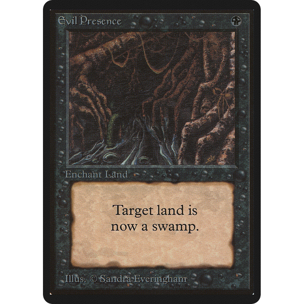 MTG Singles - Evil Presence - Beta - Regular
