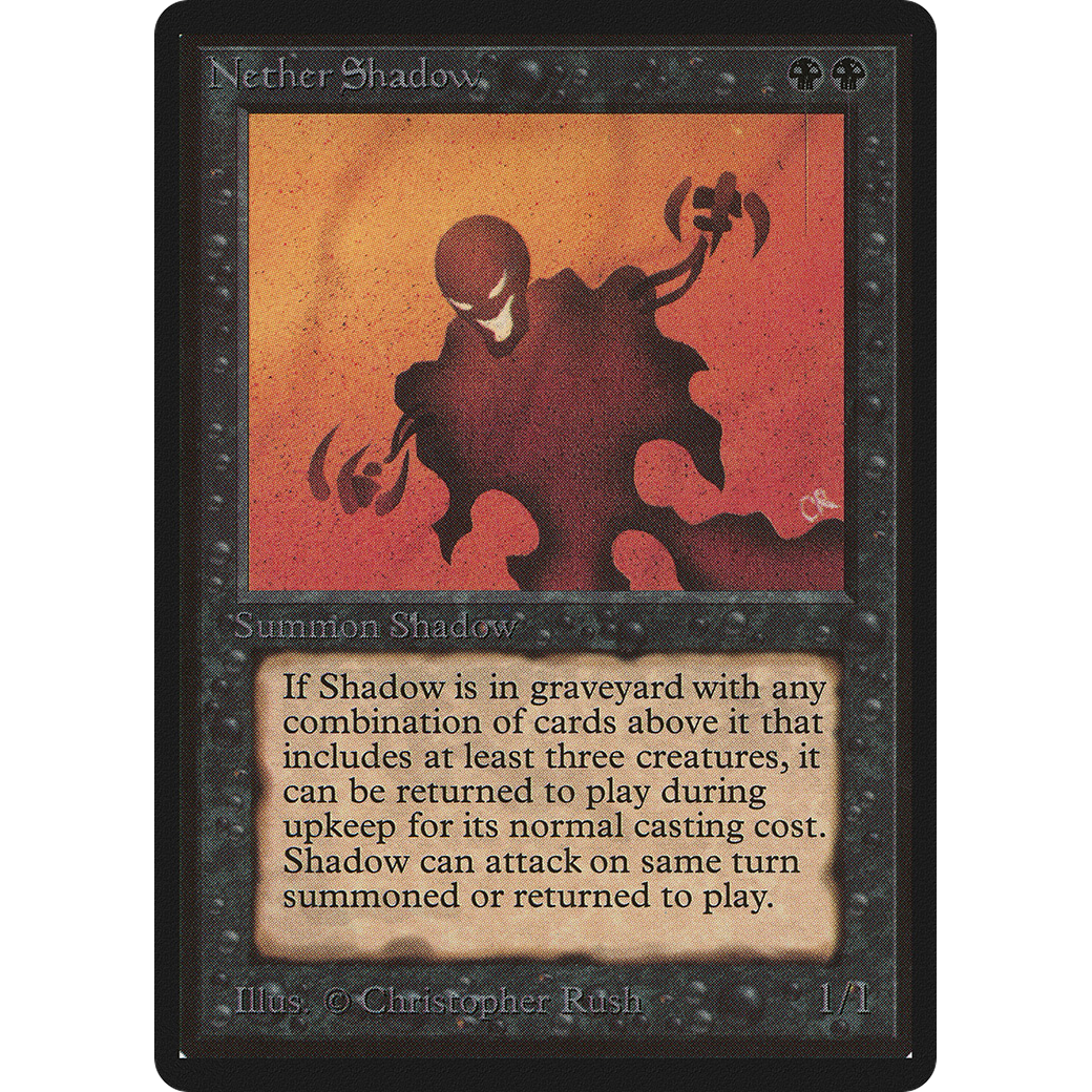MTG Singles - Nether Shadow - Beta -
