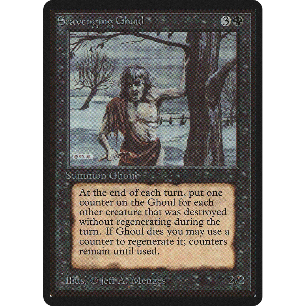 MTG Singles - Scavenging Ghoul - Beta - Regular