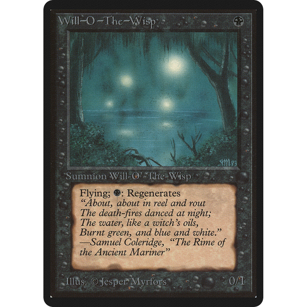 MTG Singles - Will-O'-The-Wisp - Beta -