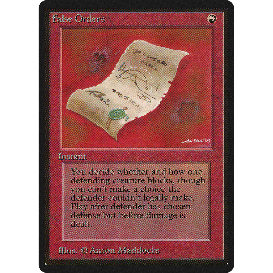 MTG Singles - False Orders - Beta - Regular