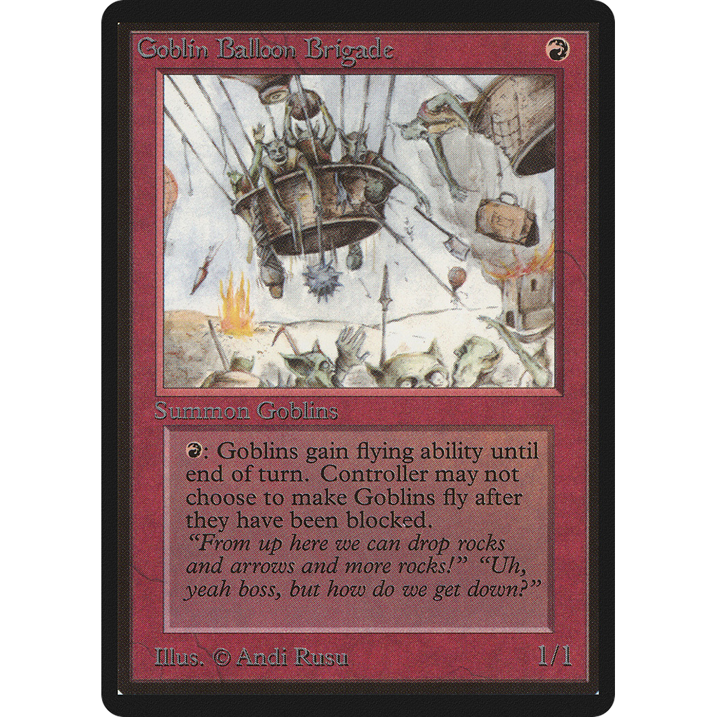 MTG Singles - Goblin Balloon Brigade - Beta - Regular