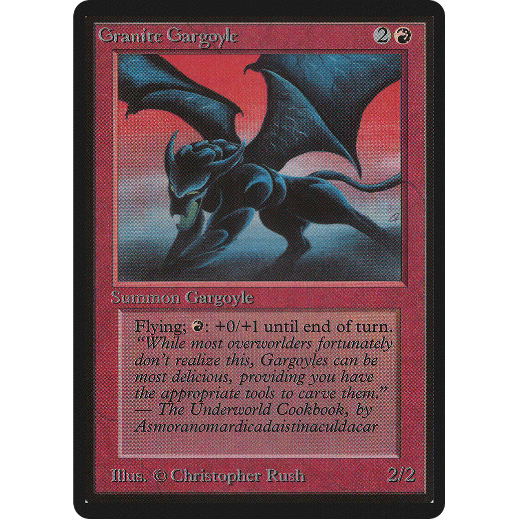MTG Singles - Granite Gargoyle - Beta -