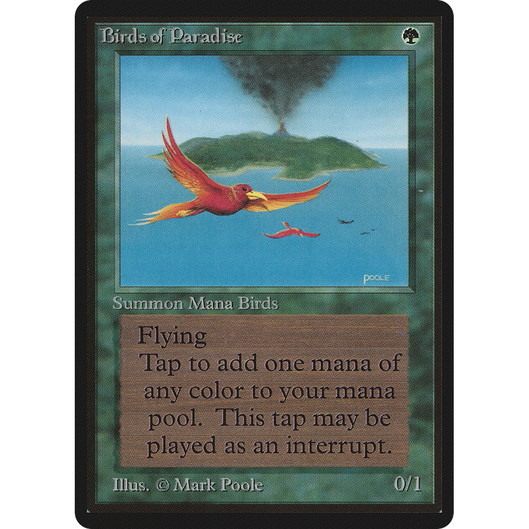 MTG Singles - Birds of Paradise - Beta -
