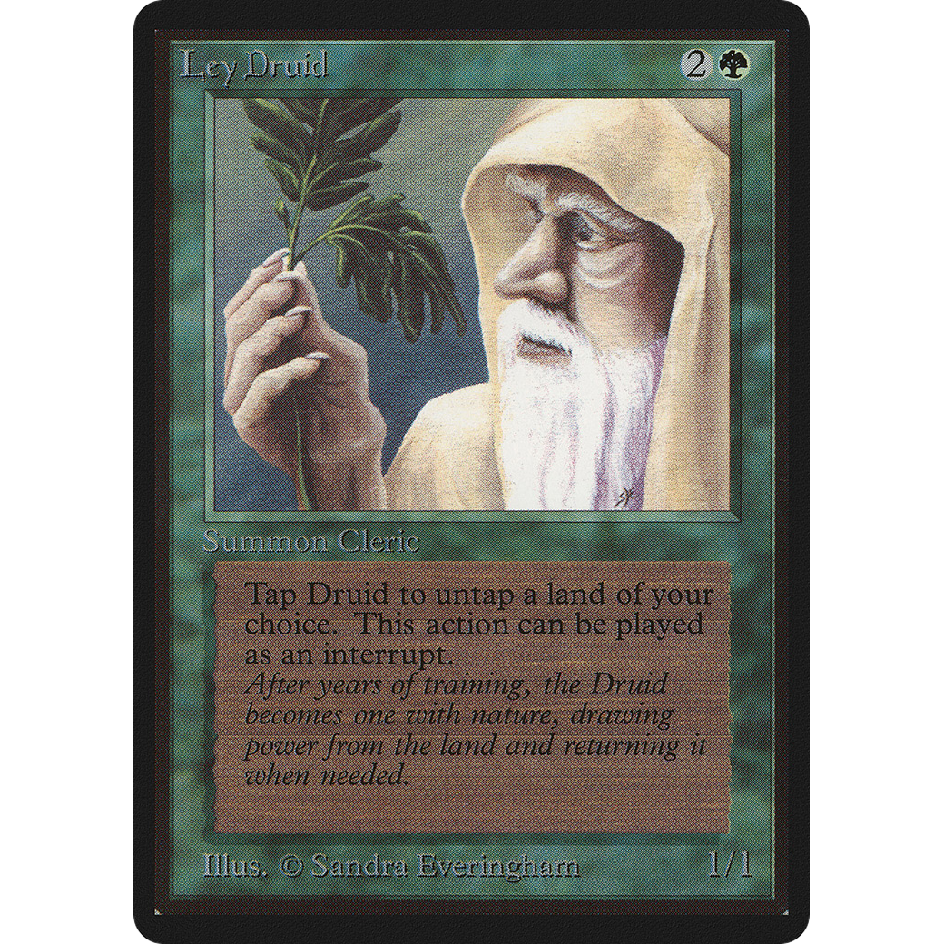 MTG Singles - Ley Druid - Beta - Regular